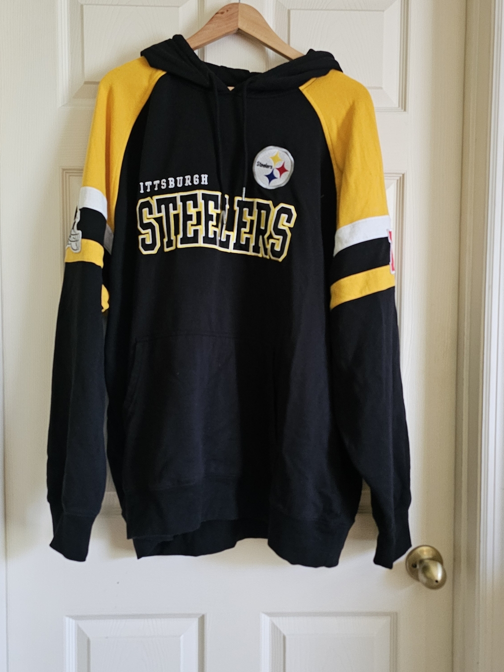 NFL Pittsburgh Steelers Big & Tall 4XL Pullover Hoodie Sweatshirt